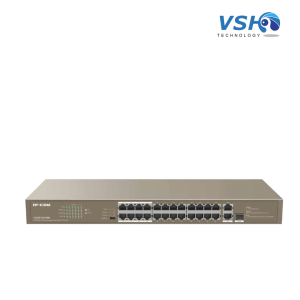 IP-COM F1126P-24-410W 24FE+2GE/1SFP Unmanaged Switch With 24-Port PoE