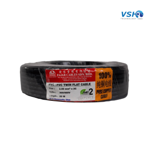 BS 6004 PVC/PVC Twin Flat Power Cable