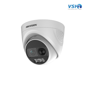Hikvision DS-2CE72DFT- PIRXOF 2 MP ColorVu PIR Siren Fixed Turret Camera