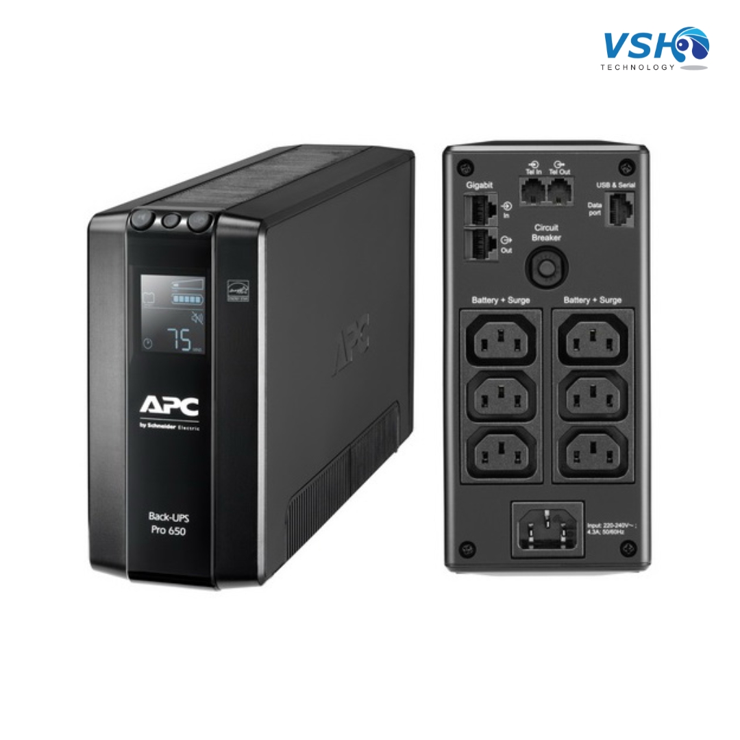 APC Back-UPS Pro BR650MI 6x IEC C13 Outlets